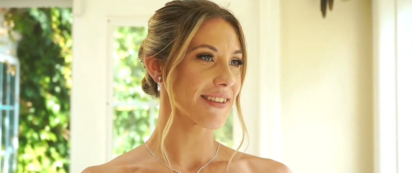 Countryside bride moment wedding film still